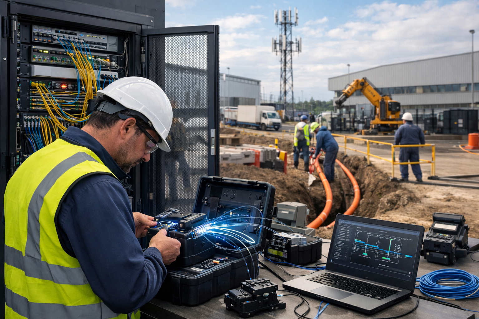 Avanza un plan para llevar fibra óptica a parques industriales