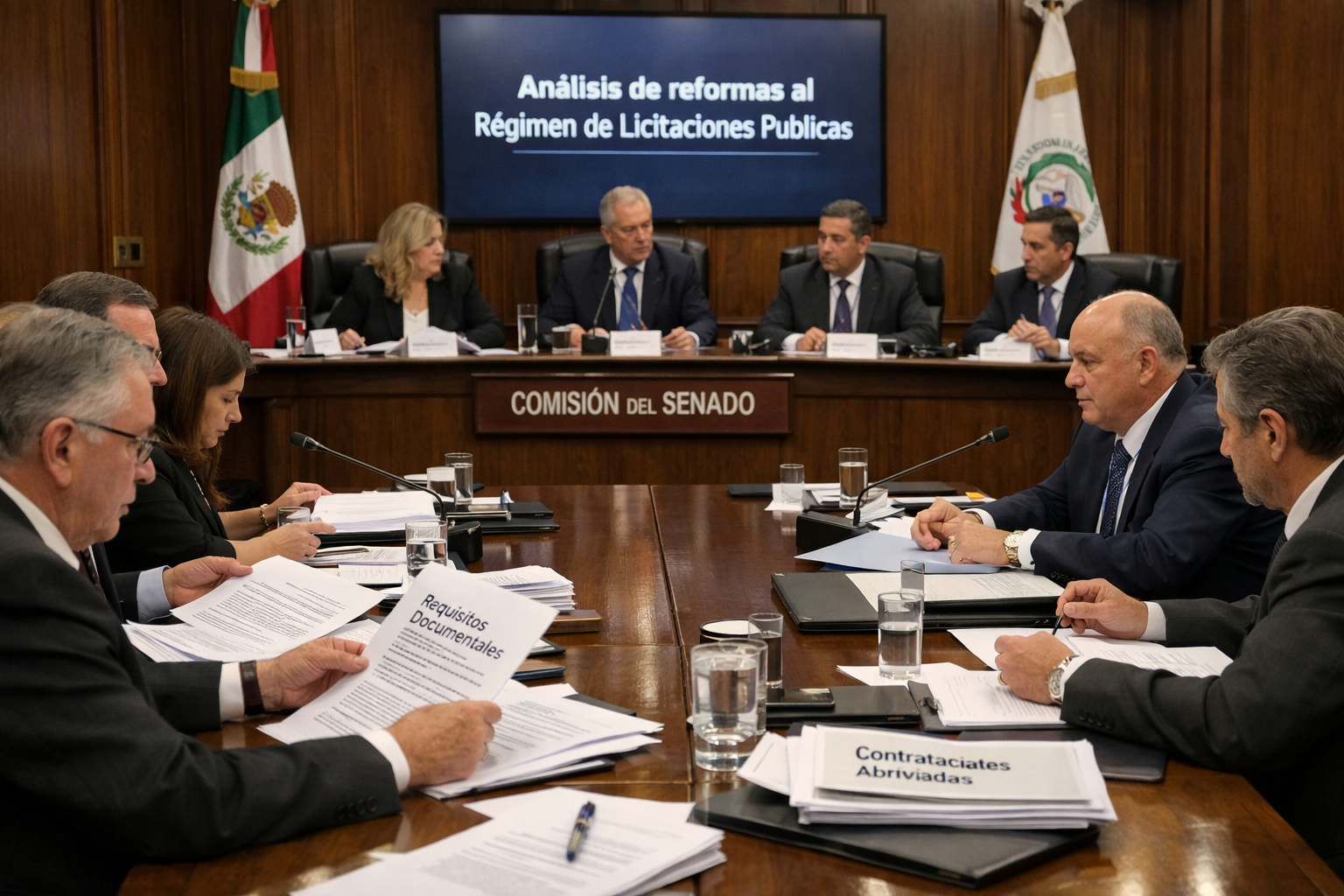 Comisión del Senado revisa cambios en el régimen de licitaciones