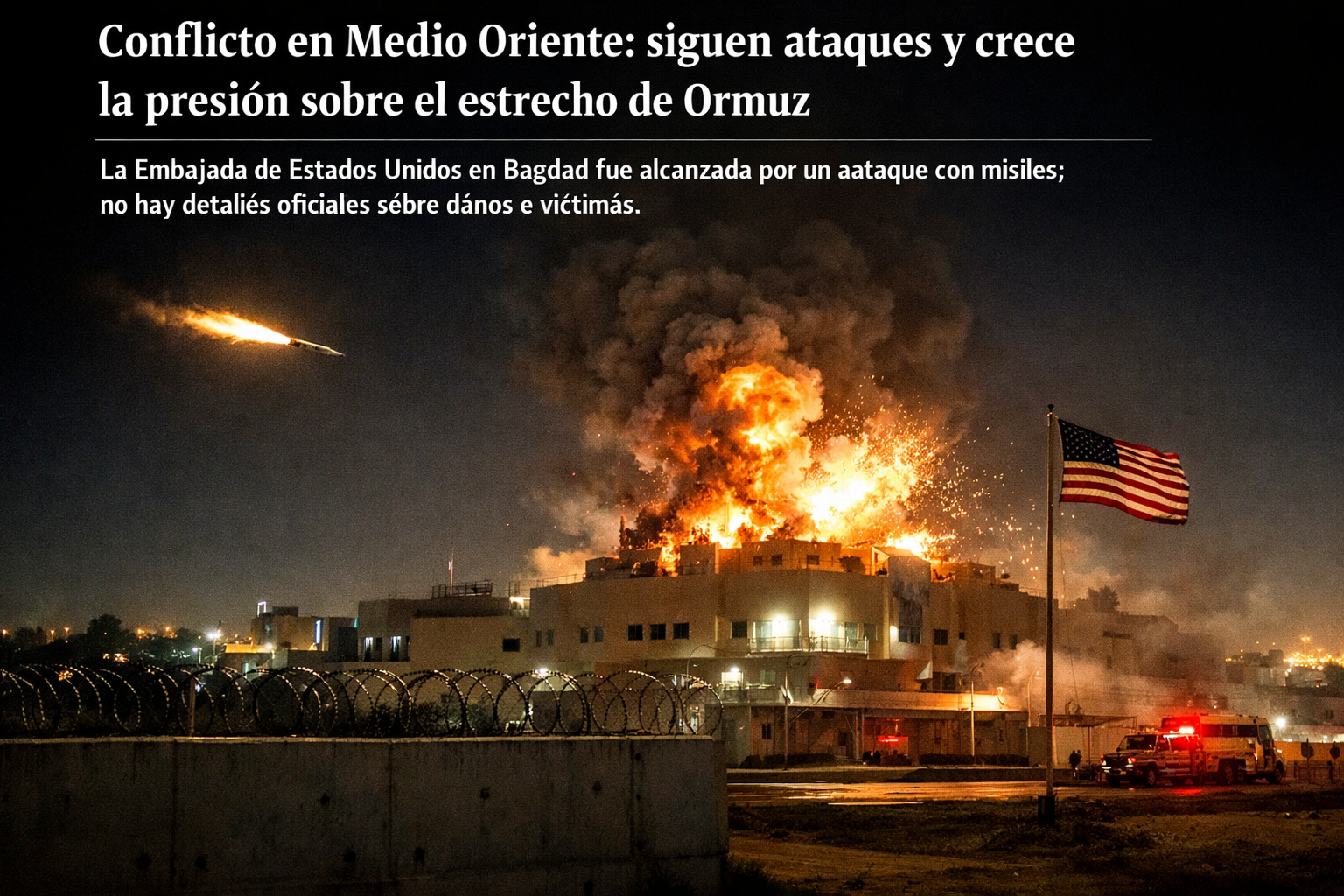 Conflicto en Medio Oriente: siguen ataques y crece la presión sobre el estrecho de Ormuz