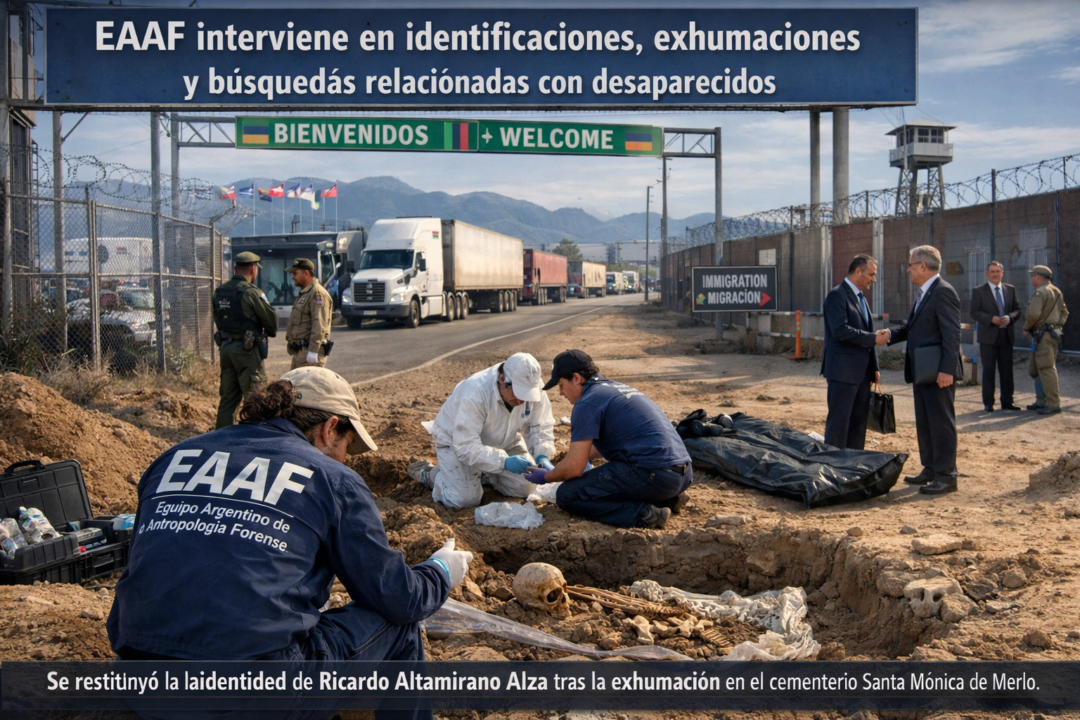 EAAF interviene en identificaciones, exhumaciones y búsquedas relacionadas con desaparecidos