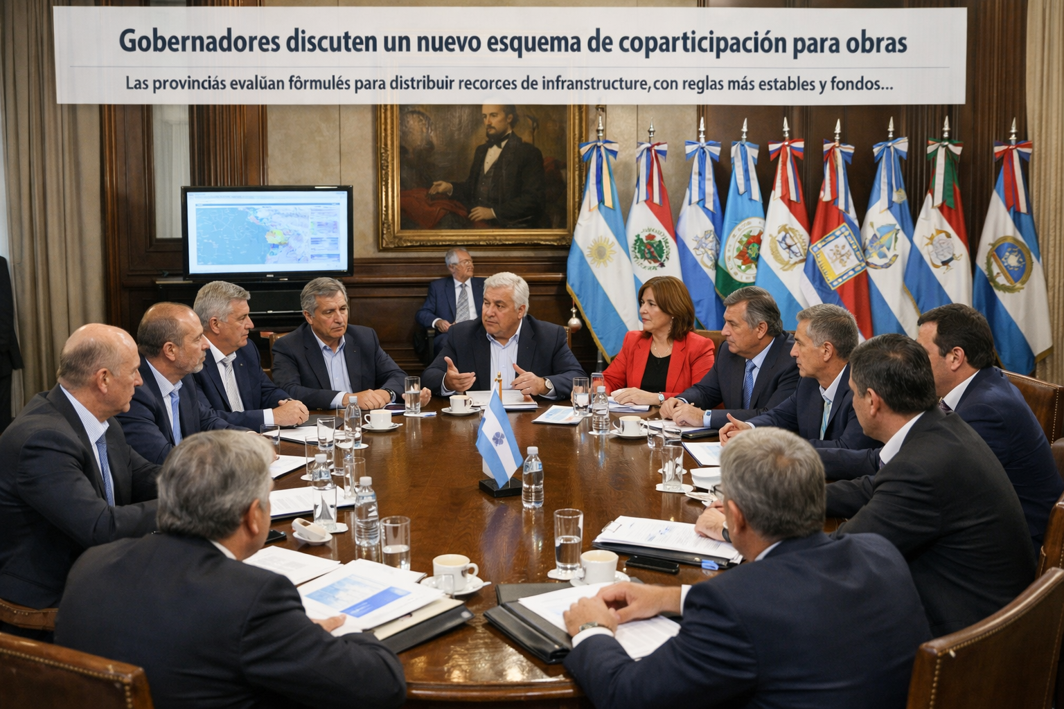 Gobernadores discuten un nuevo esquema de coparticipación para obras