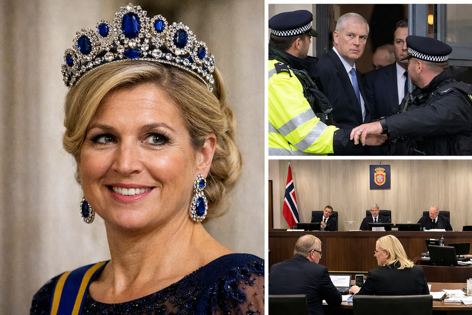 Realeza: tiara de Máxima, registros a Andrés y juicios en Noruega